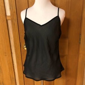 Sheer black goth tank